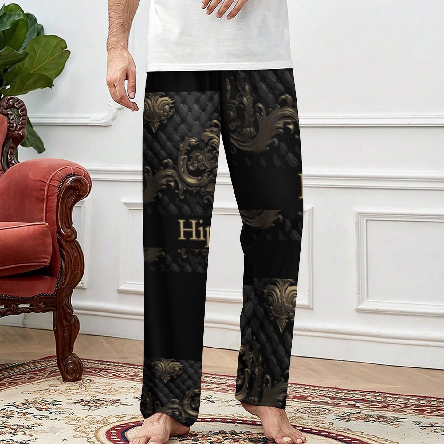 Men's Home Pajamas Pants EEP (All-Over Printing)