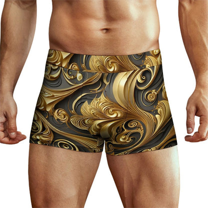 Milk Fiber Customized Boxer Shorts for Men(All-Over Printing)