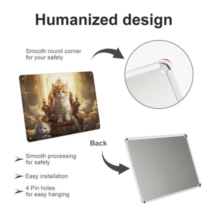 Horizontal Personalized Metal Wall Art Tin Sign-5.5"x7.9"/14x20cm