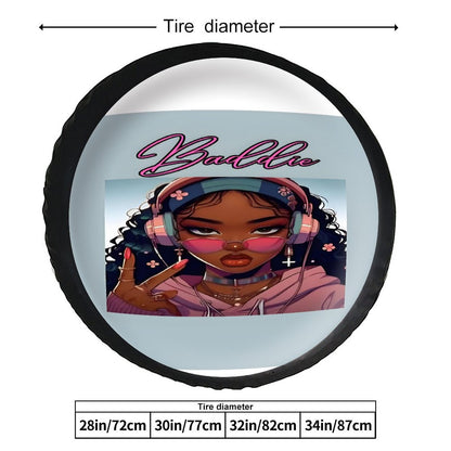 Leather Tire Cover(One-sided Printing)
