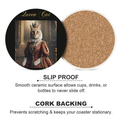 Round Ceramic Coaster