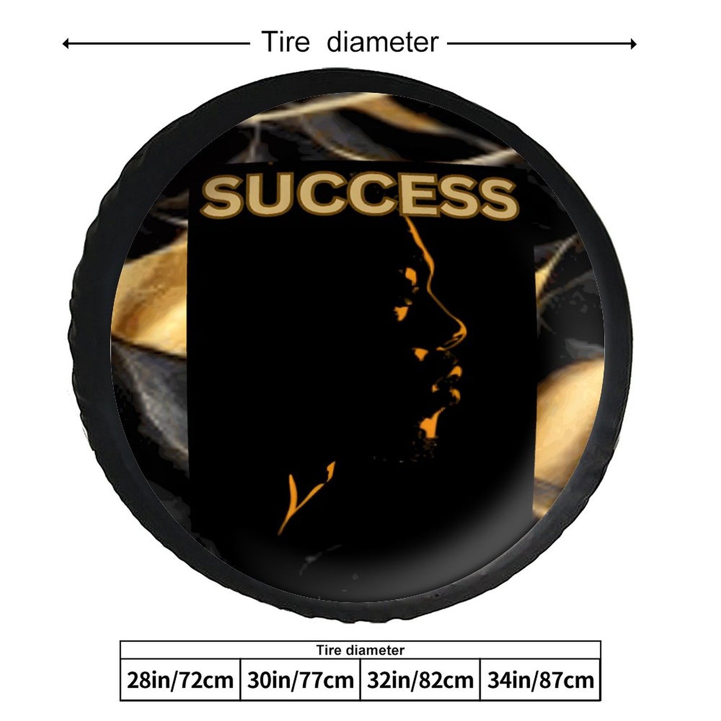 Leather Tire Cover(One-sided Printing)