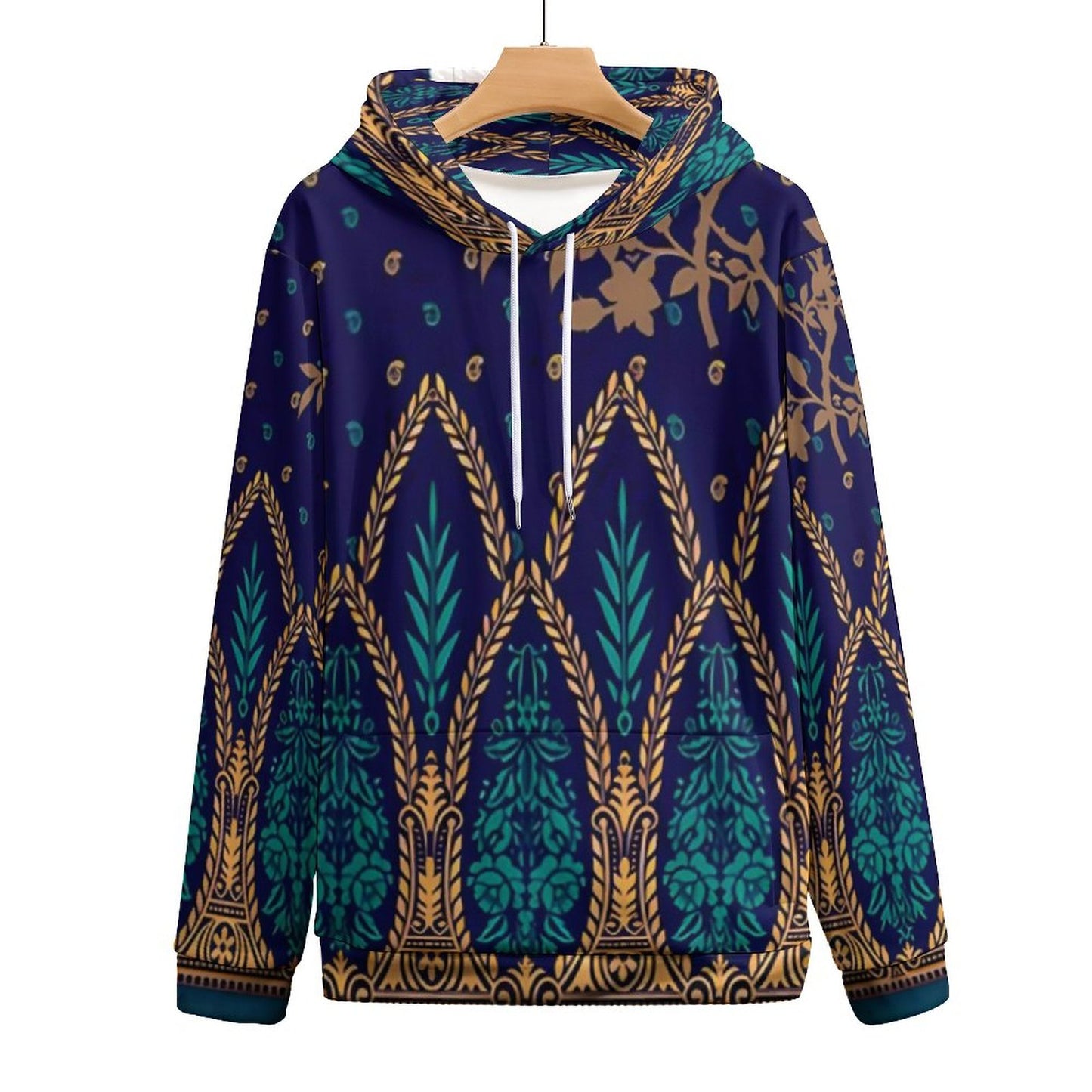 230gsm Men's Cool Hoodie with Double-layer Cap (All-Over Printing)