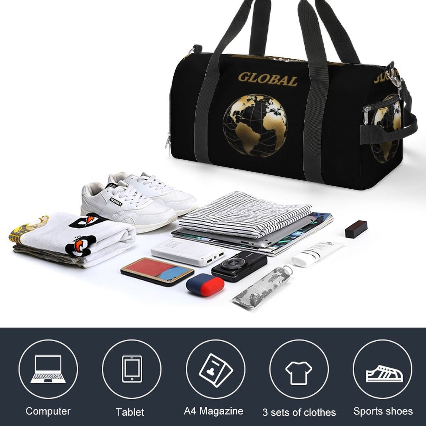 Gym bag A017 Large Capacity Sports Duffel
