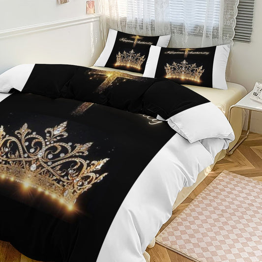 3-Piece Bedding Set-102"x90"/ 259x229cm (Dual-sided Printing)