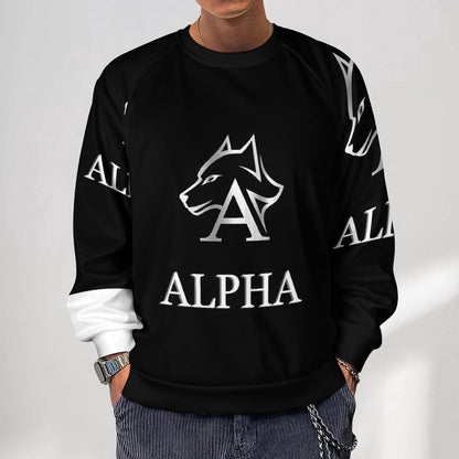 280gsm Men's Crewneck Sweatshirt Raglan A27H (All-Over Printing)