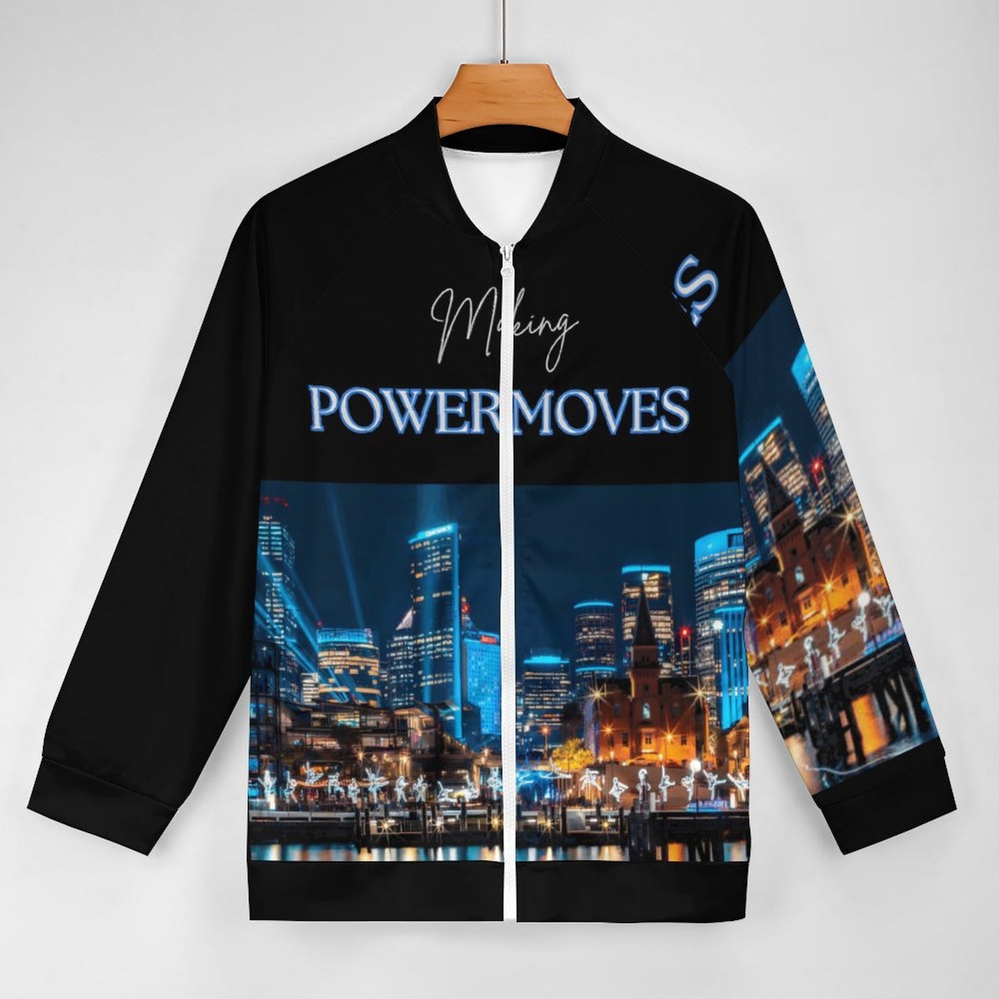 Raglan Zip-up Shirt WY10 (All-Over Printing)
