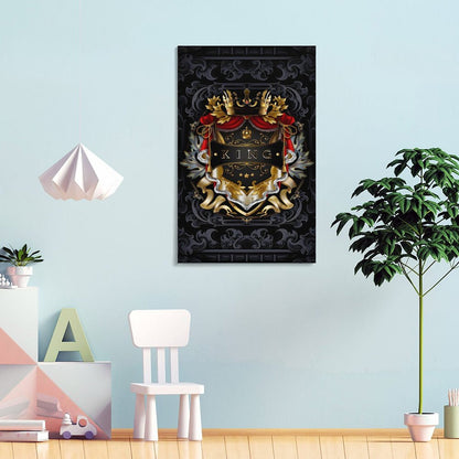 Framed Wooden Poster Hanging (Vertical 2:3)-8x12 inch