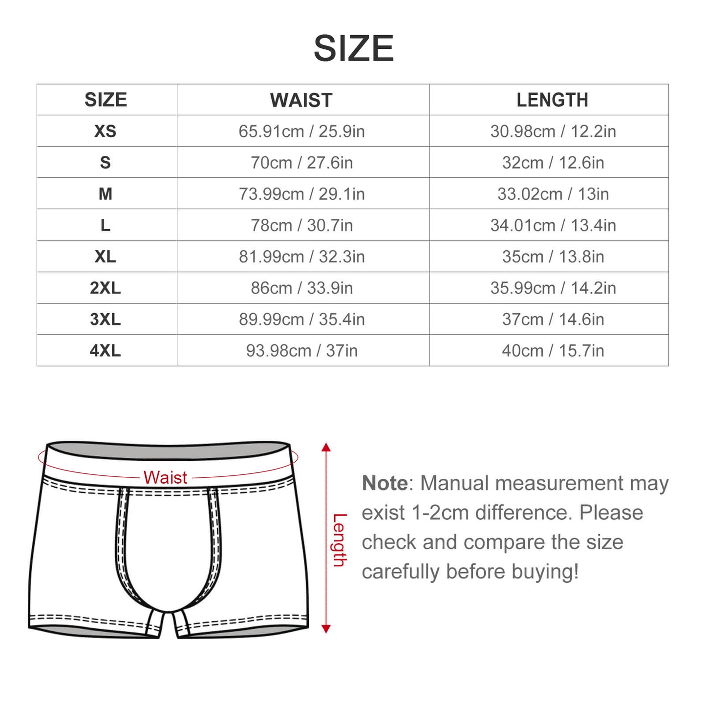 Milk Fiber Customized Boxer Shorts for Men(All-Over Printing)