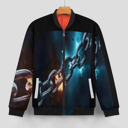 180gsm Zipper Bomber Jacket BMJ (All-Over Printing)