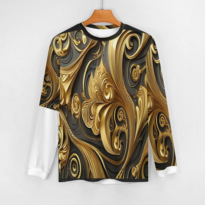 Men's Workout Top Long Sleeve DS017 (All-Over Printing)