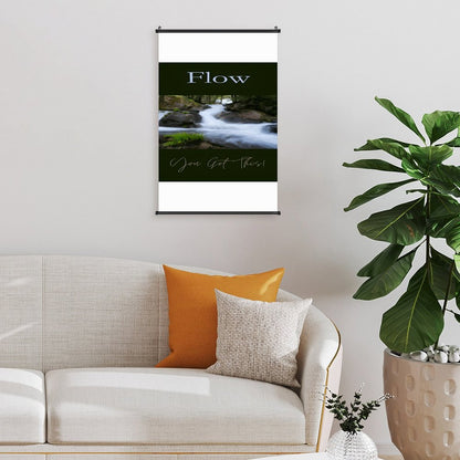 Canvas Hanging Poster with Scrolls-16"x24"/ 40x60cm
