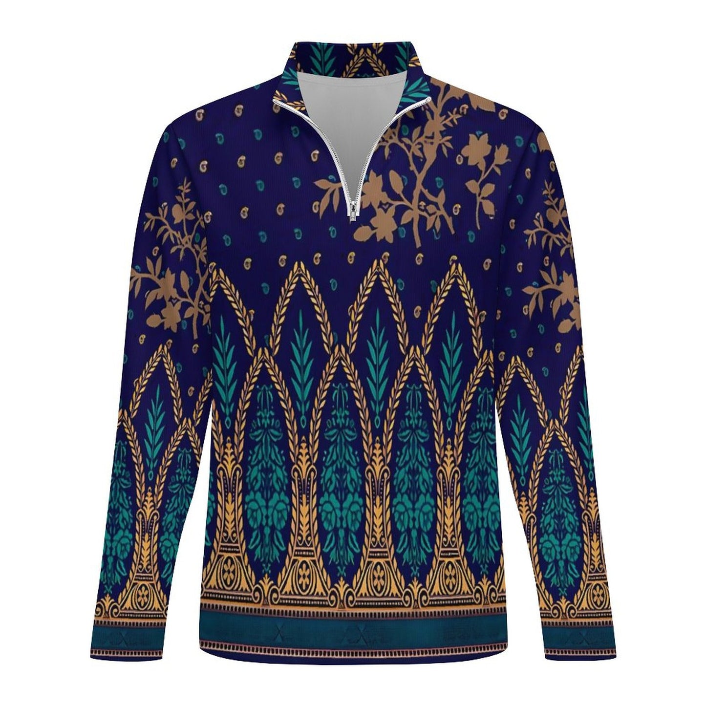 300gsm Men's Polo Sweatshirt LM111 (All-Over Printing)