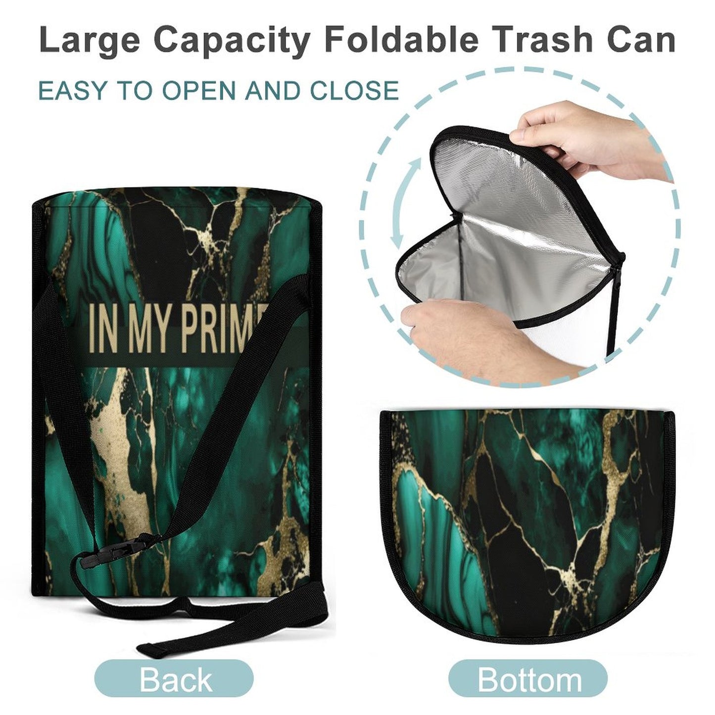 Collapsible Car Trash Bin