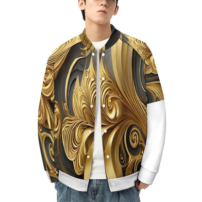 Men's Baseball Jacket (All-Over Printing)