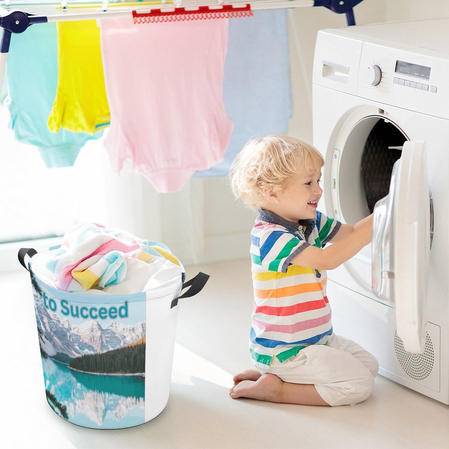 Oxford Collapsible Laundry Basket