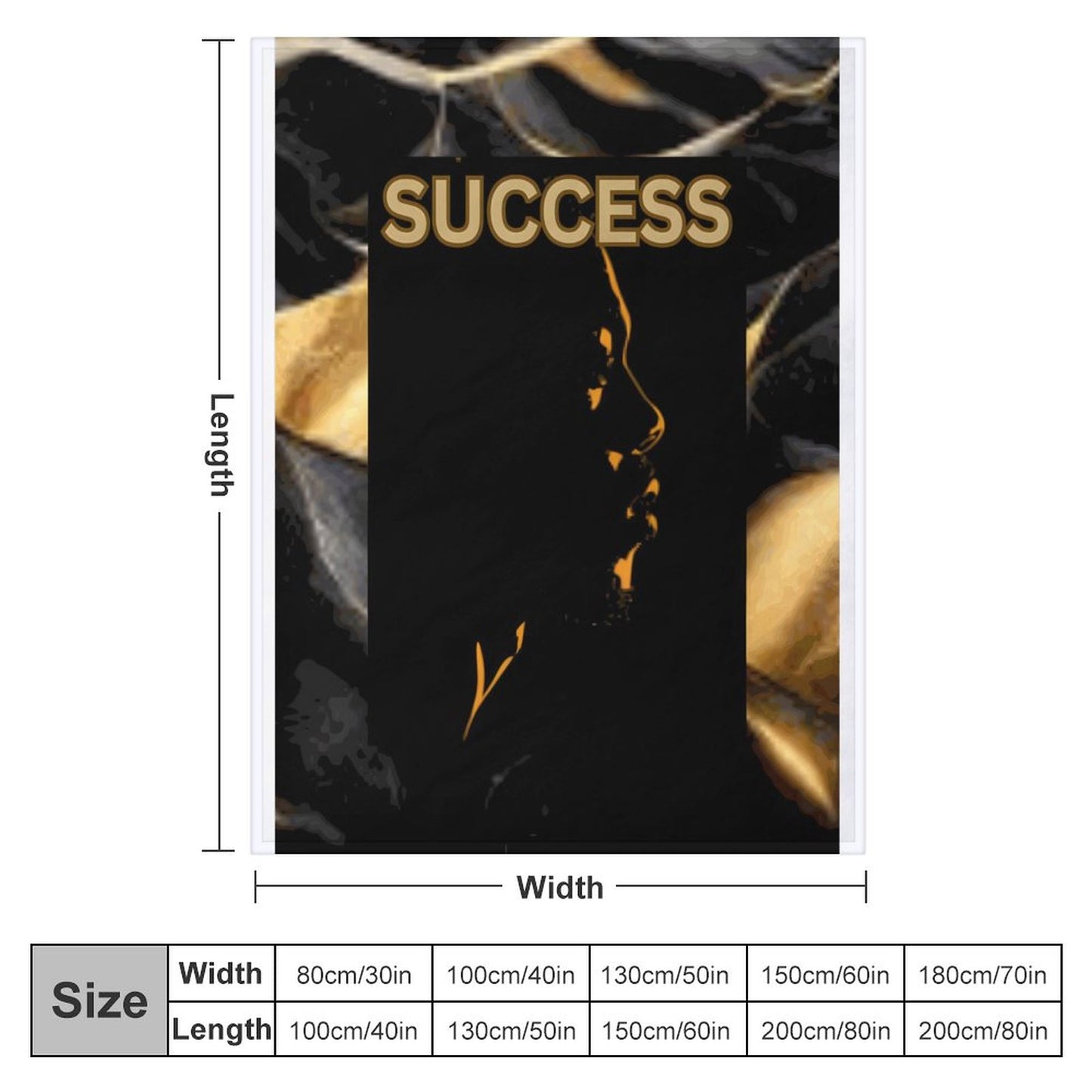 280gsm Flannel Blanket-60"x80" (Dual-sided Printing)