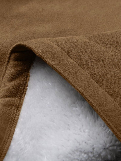 Full Size Pocketed Long Sleeve Hooded Toggle Jacket (many colors) -*SMALL-5XL