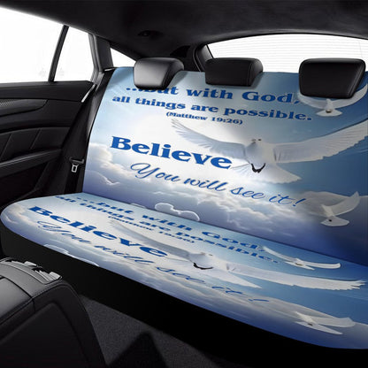 Back Seat Cover for Cars-BELIEVE