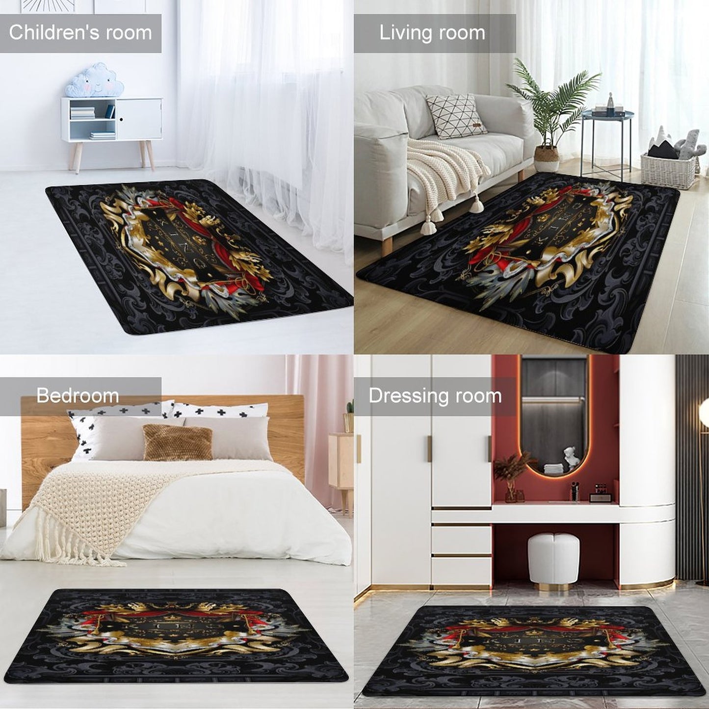 Coral Velvet Floor Mat for Home-60"x40"