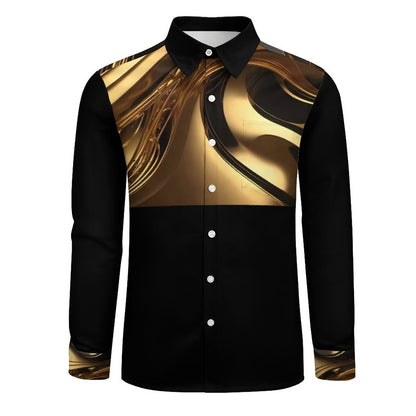 Men's Long Sleeve Shirt with Pocket LS (All-Over Printing)