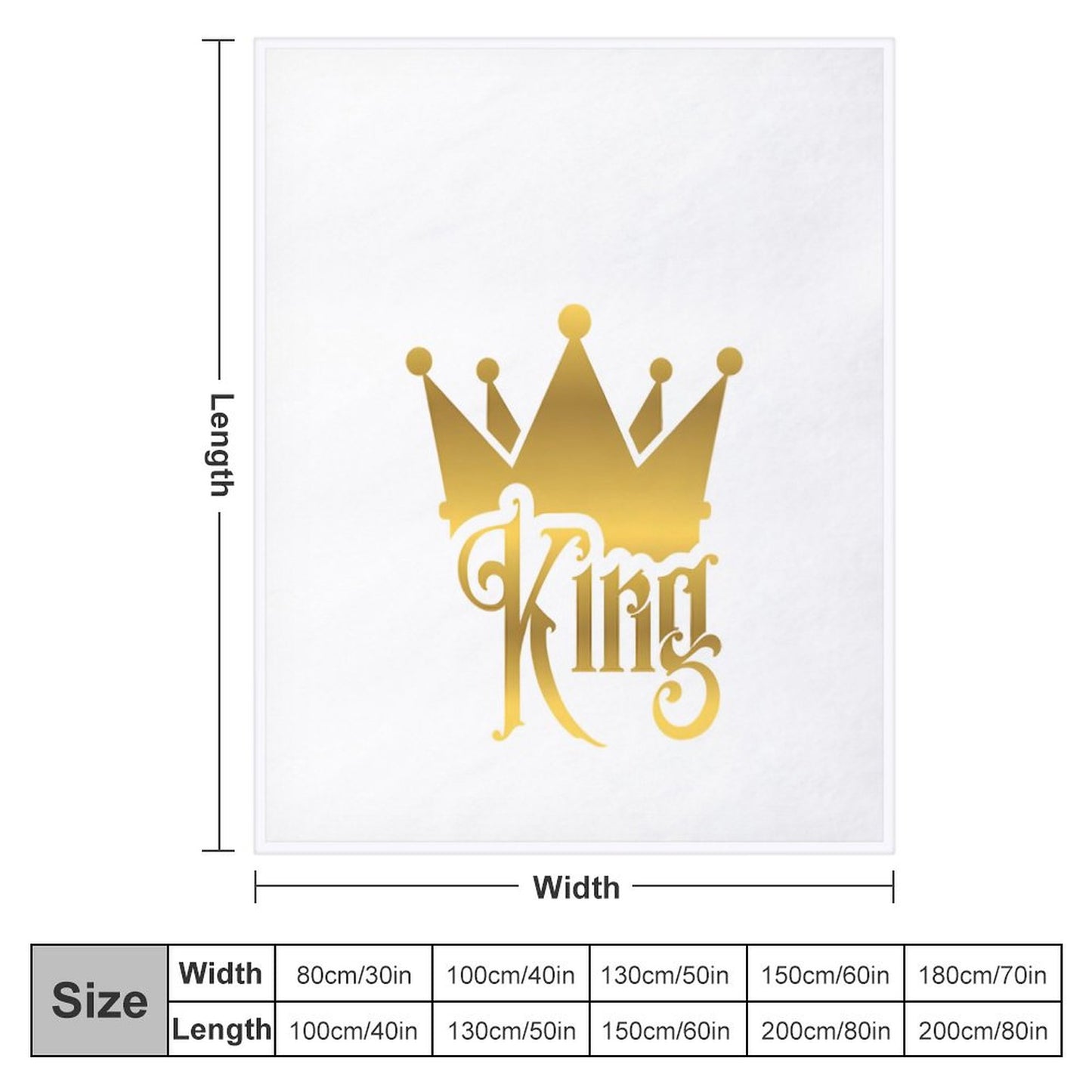 280gsm Flannel Blanket (One-sided Printing)-40"×50"