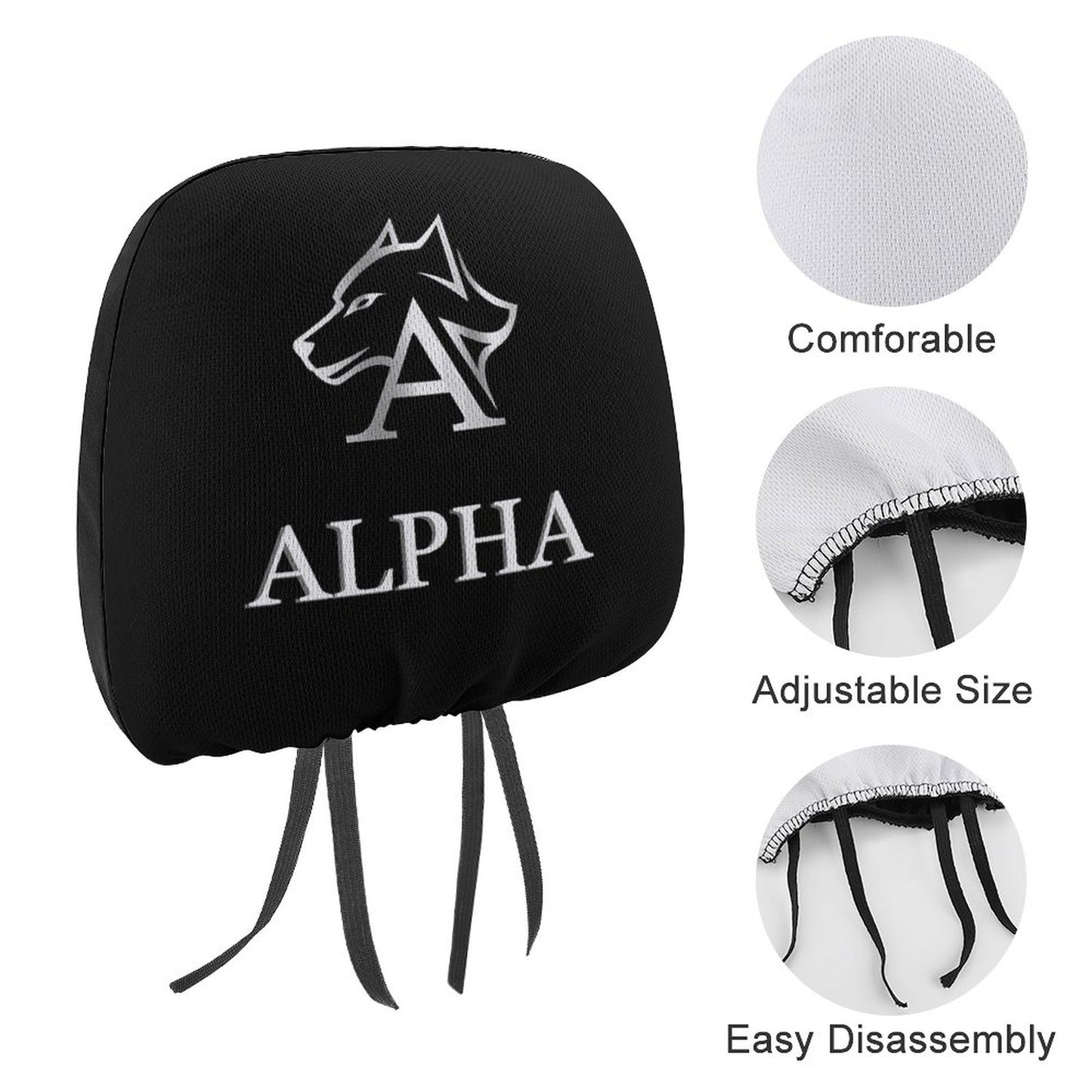 Custom Car Headrest Covers
