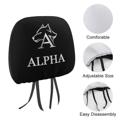 Custom Car Headrest Covers