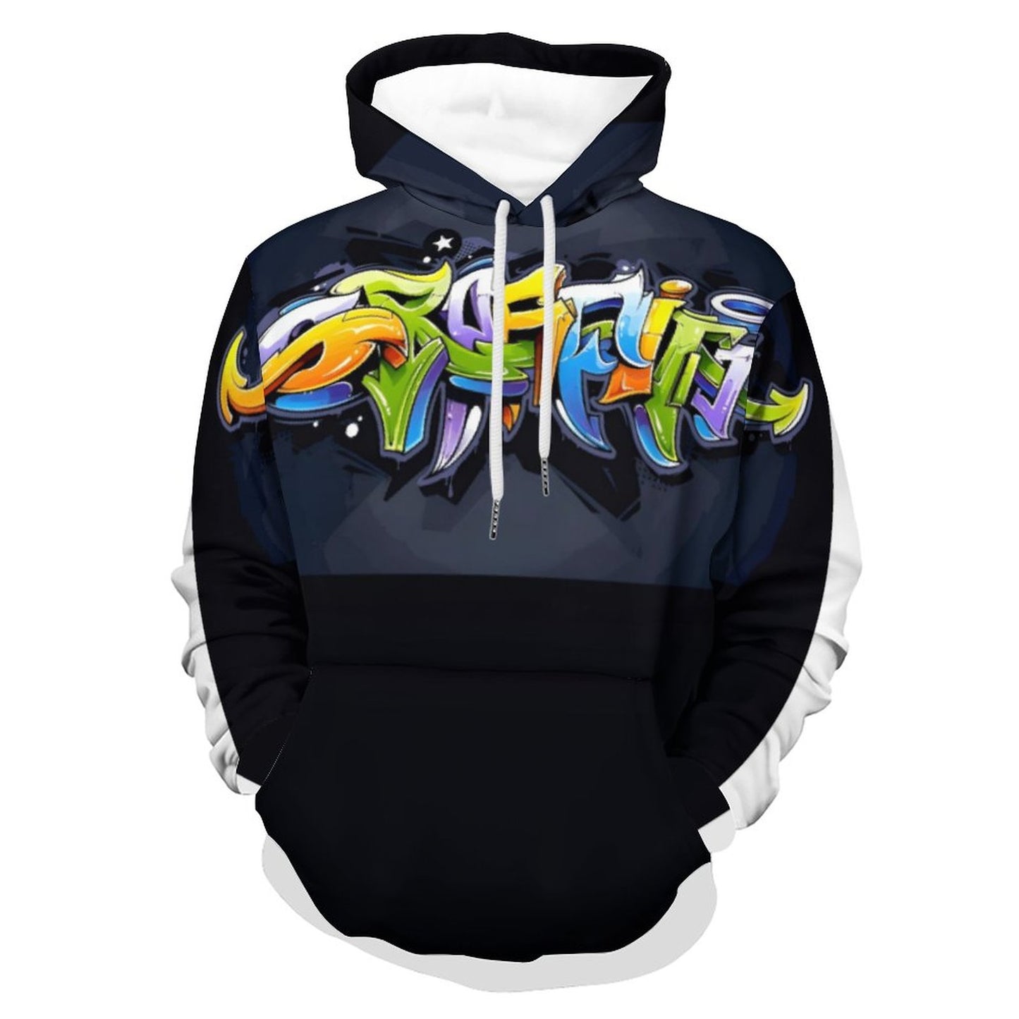 COLORFUL GRAFFITI Hoodie for Men-SMALL-3XL
