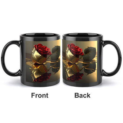 Personalized Photo Coffee Mugs with Identical Patterns