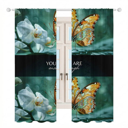 Sheer Curtain-YOU ARE ENOUGH
