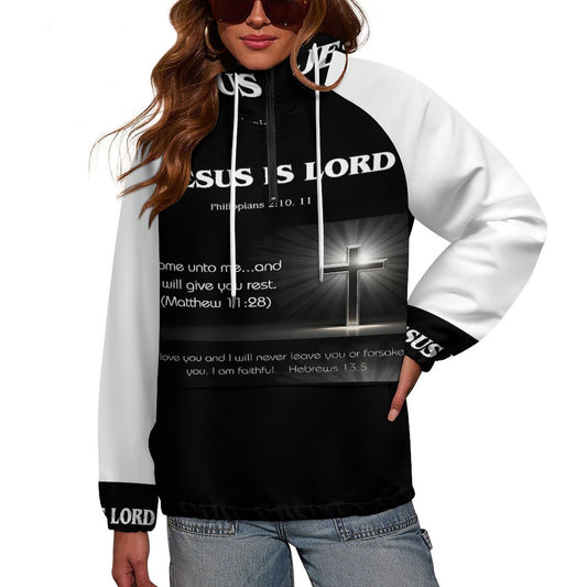 Double-Layered Hoodie with Pockets(All-Over Printing)