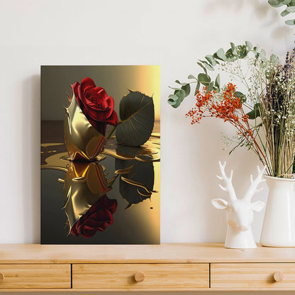 Modern Framed Canvas Wall Art Print–Large Wooden Frame for Living Room
