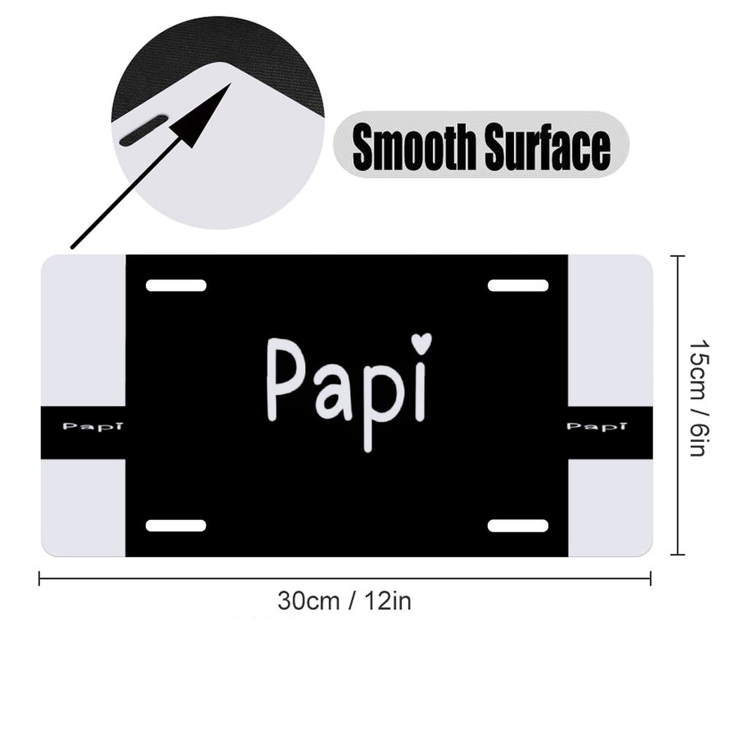 Car License Plate-11.8”x5.9”
