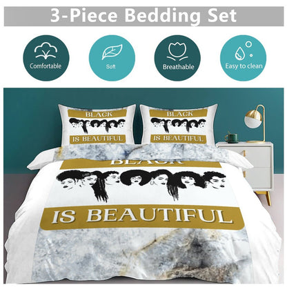 3-Piece Bedding Set-102"x90"/ 259x229cm (Dual-sided Printing)