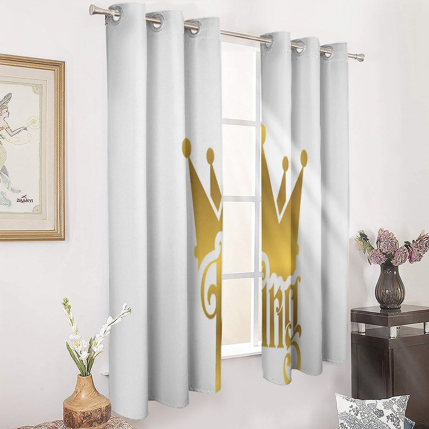 Grommet Curtain-52"x72"/ 132x183cm