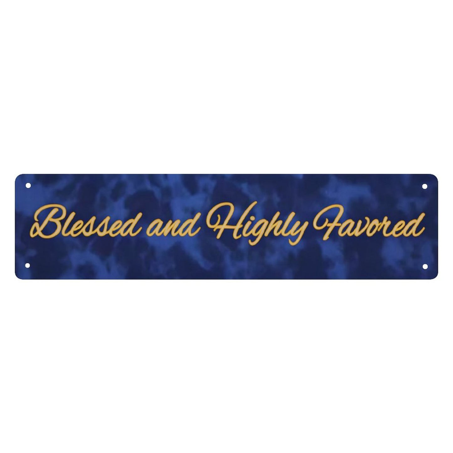 Slim Metal Tin Sign