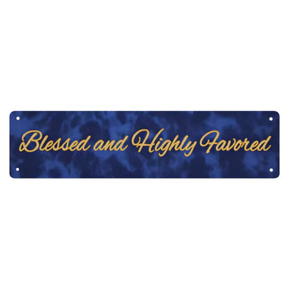 Slim Metal Tin Sign