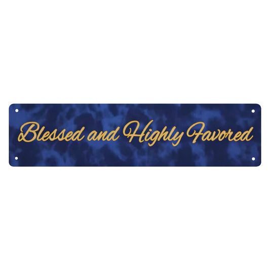 Slim Metal Tin Sign