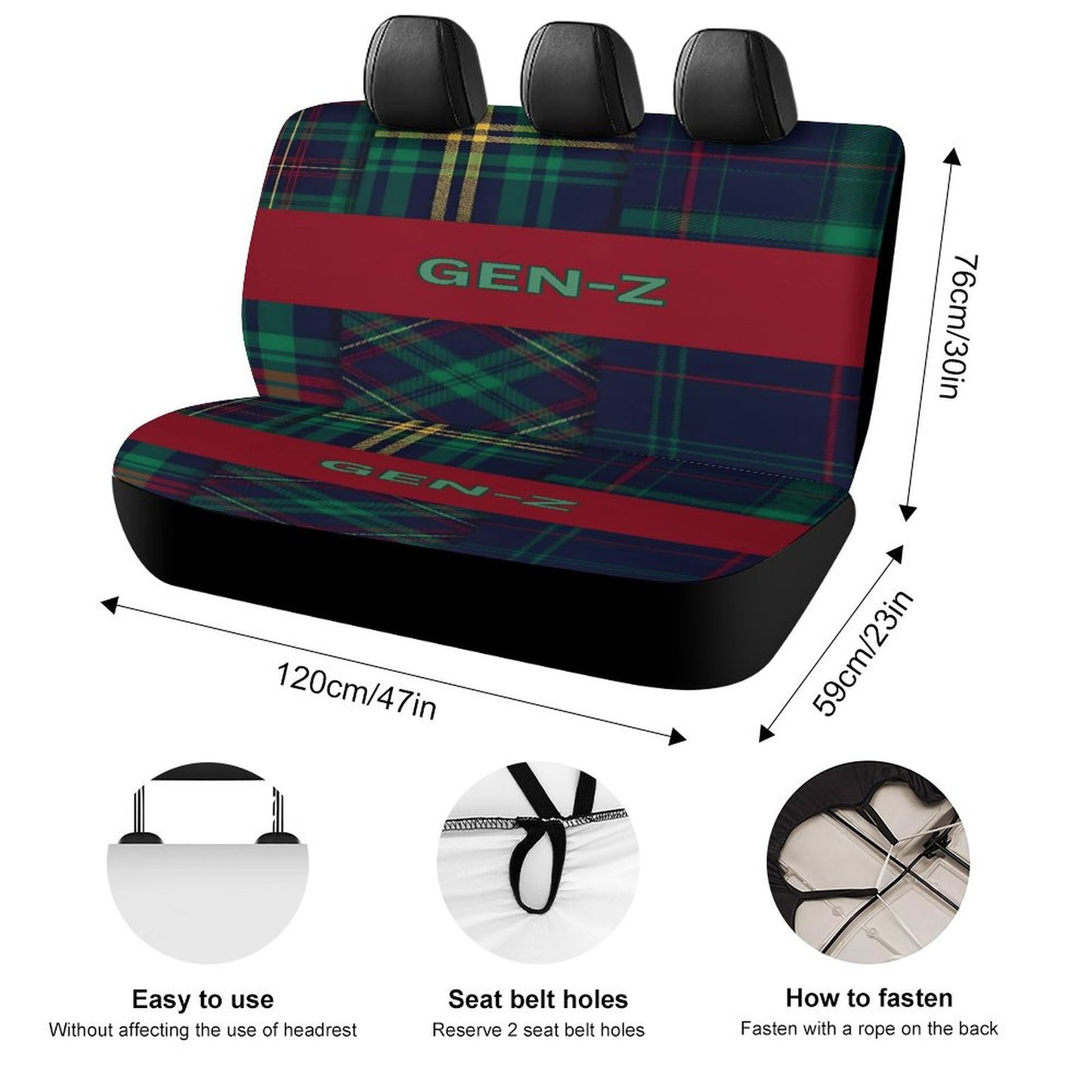 Back Seat Cover for Cars