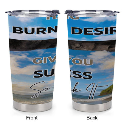 Car Travel Coffee Mug with Lid (All-Over Printing)