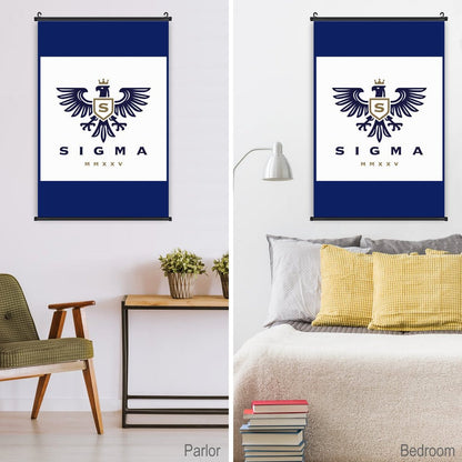 Canvas Hanging Poster with Scrolls-16"x24"/ 40x60cm