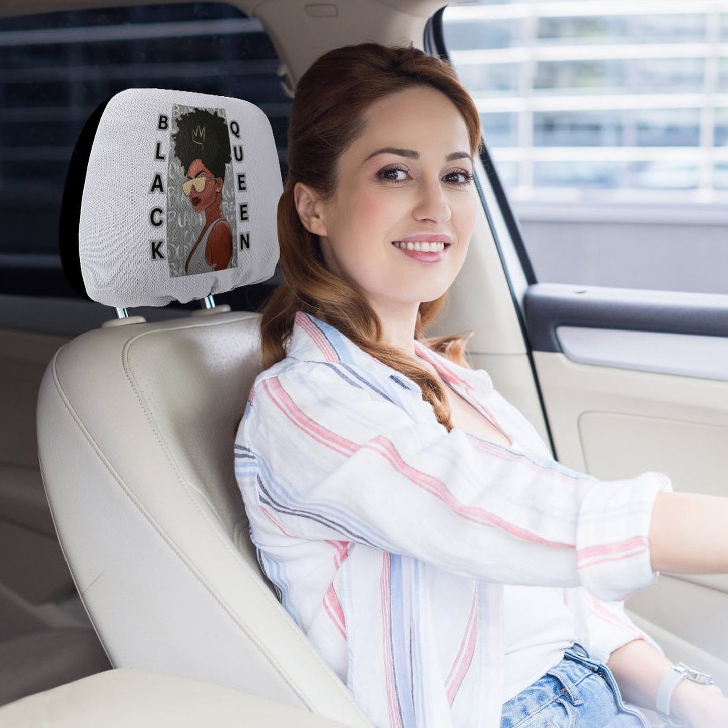 Custom Car Headrest Covers