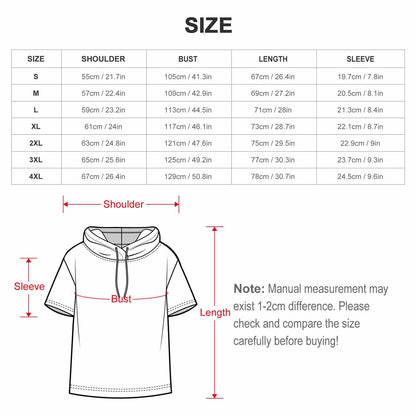 280gsm Men's Mid Sleeved Hoodie(All-Over Printing)