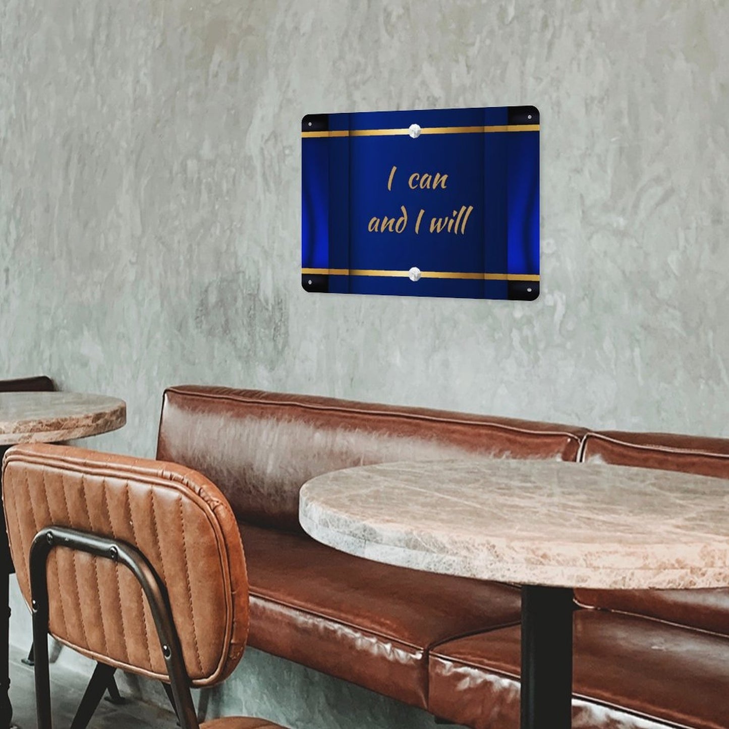 Horizontal Personalized Metal Wall Art Tin Sign-5.5"x7.9"/14x20cm