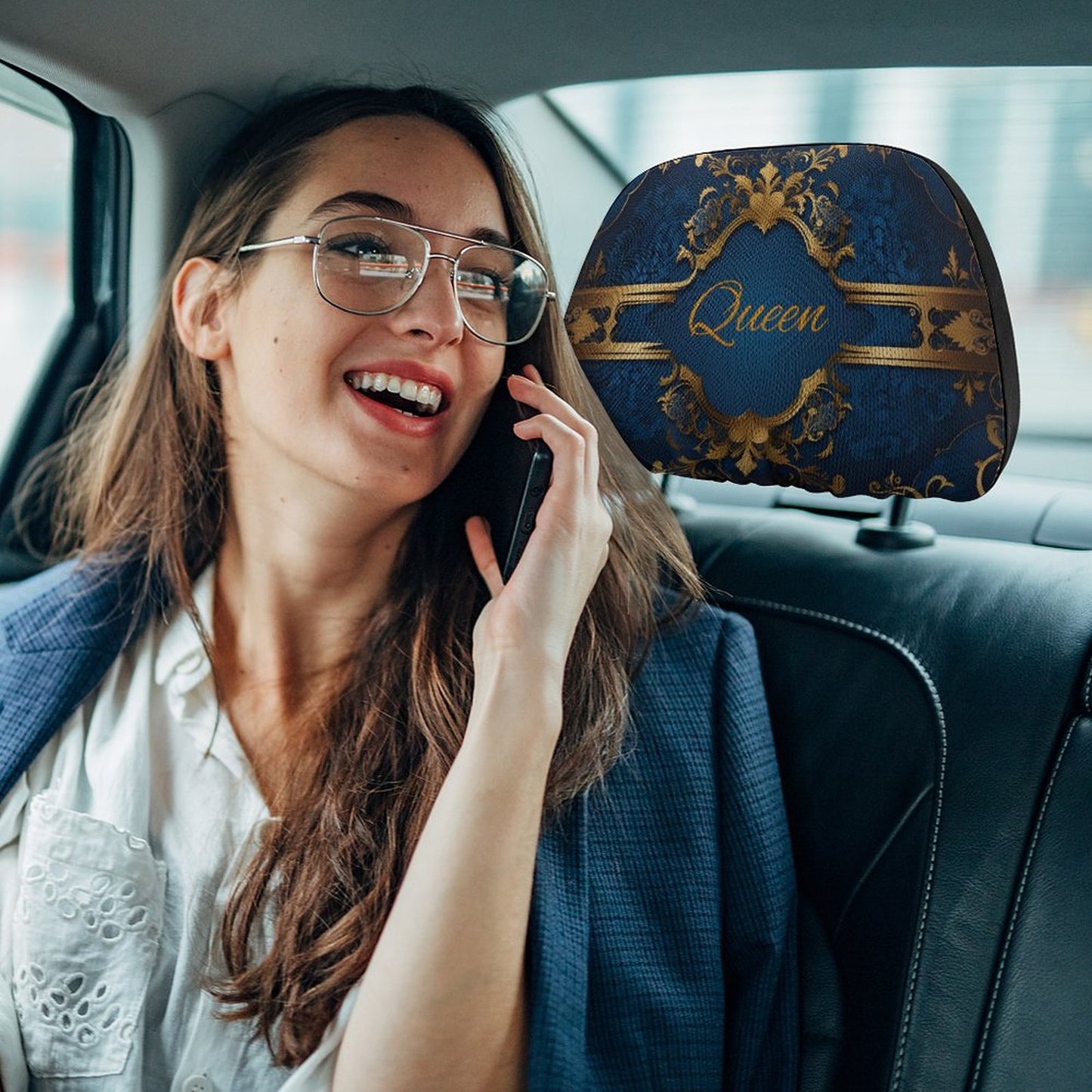 Custom Car Headrest Covers