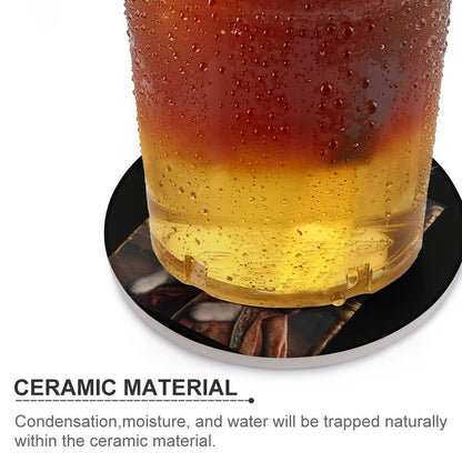 Round Ceramic Coaster