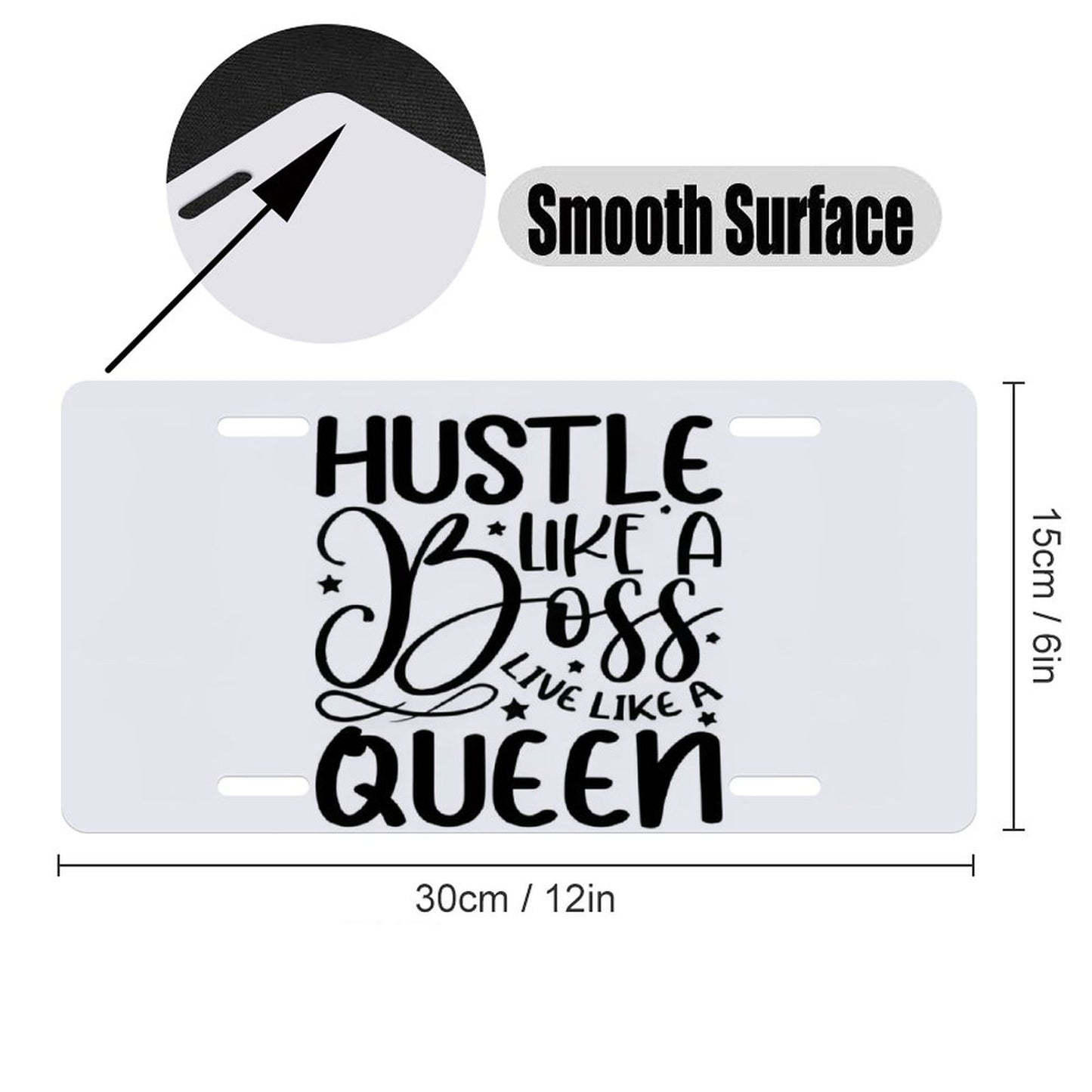 Car License Plate-11.8”x5.9”