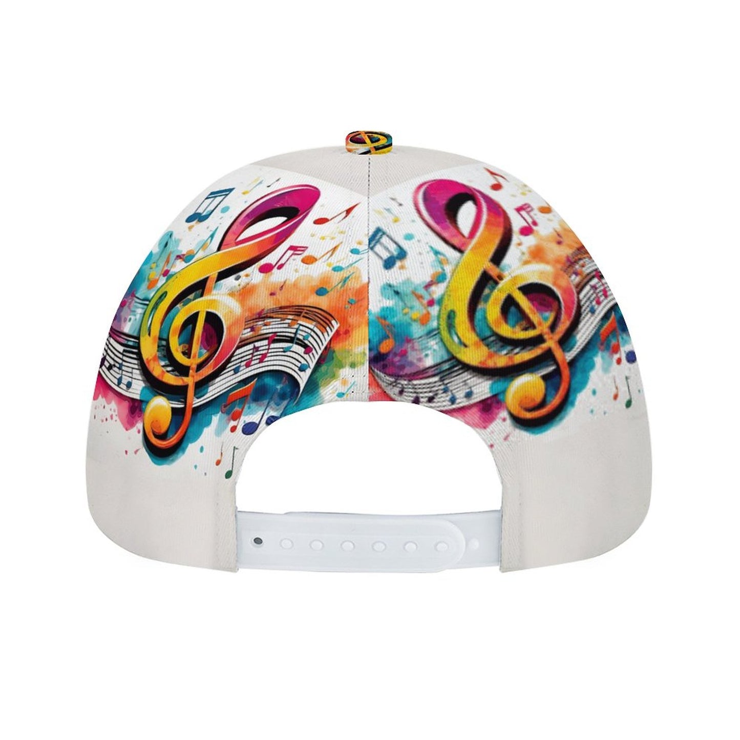 MUSIC GRAFFITI Bent Fitted Cap