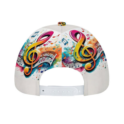 MUSIC GRAFFITI Bent Fitted Cap